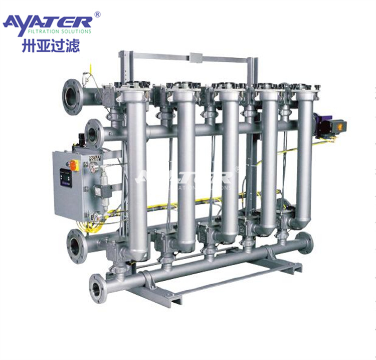 卅亞過(guò)濾 列管式碳鋼自清洗過(guò)濾器 大面積過(guò)濾 楔形網(wǎng)濾芯