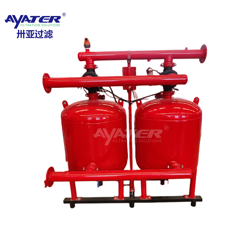 卅亞過濾三罐并聯淺層砂過濾器
